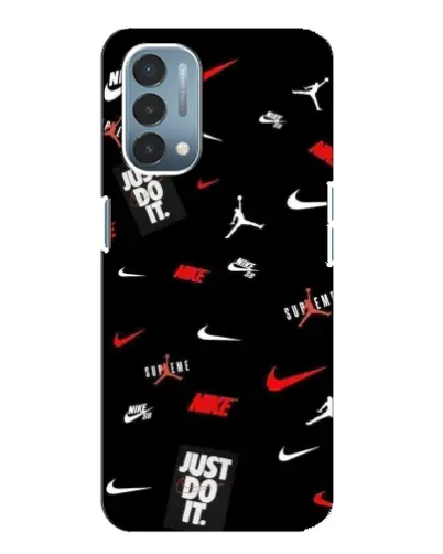 Чехол для OnePlus Nord N200 5G (DE211) с картинкой «Nike Mix Pattern»