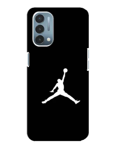 Чехол для OnePlus Nord N200 5G (DE211) с картинкой «Jordan Silhouette»