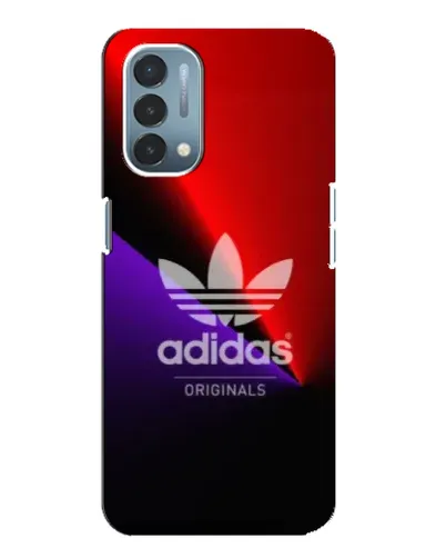 Чехол для OnePlus Nord N200 5G (DE211) с картинкой «Adidas Red Neon»