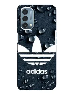 Чехол для OnePlus Nord N200 5G (DE211) с картинкой «Adidas Trefoil Blue»