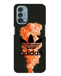Чехол для OnePlus Nord N200 5G (DE211) с картинкой «Оранжевый дым Adidas» Чехол для OnePlus Nord N200 5G (DE211) с картинкой «Оранжевый дым Adidas»