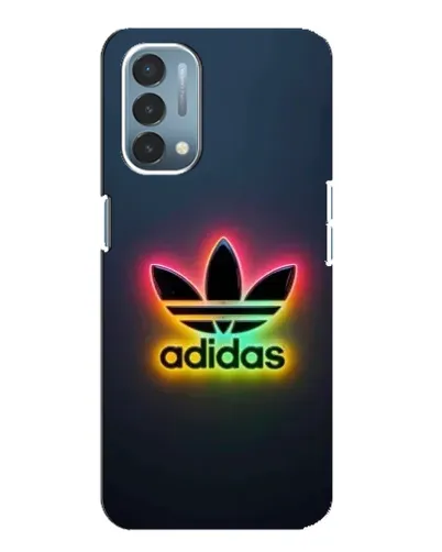 Чехол для OnePlus Nord N200 5G (DE211) с картинкой «Неоновый Adidas»