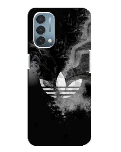 Чехол для OnePlus Nord N200 5G (DE211) с картинкой «Абстрактный дым Adidas»