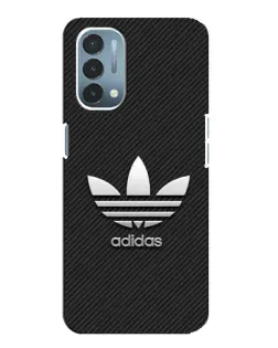 Чехол для OnePlus Nord N200 5G (DE211) с картинкой «Adidas Карбоновая текстура»