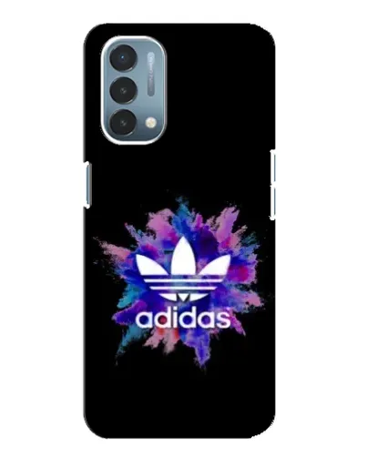Чехол для OnePlus Nord N200 5G (DE211) с картинкой «Взрыв красок Adidas»