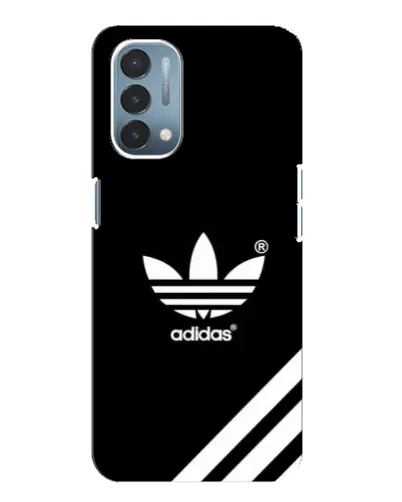 Чехол для OnePlus Nord N200 5G (DE211) с картинкой «Adidas с диагональными полосами»