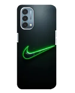 Чехол для OnePlus Nord N200 5G (DE211) с картинкой «Неоновый контур Nike» Чехол для OnePlus Nord N200 5G (DE211) с картинкой «Неоновый контур Nike»
