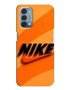 Чехол для OnePlus Nord N200 5G (DE211) с картинкой «Оранжевый драйв Nike»