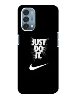 Чехол для OnePlus Nord N200 5G (DE211) с картинкой «Текстовый принт Nike»