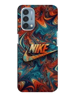 Чехол для OnePlus Nord N200 5G (DE211) с картинкой «Nike в абстракции»