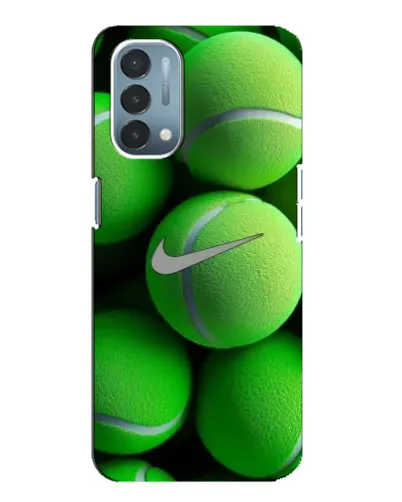 Чехол для OnePlus Nord N200 5G (DE211) с картинкой «Теннисные мячи Найк»