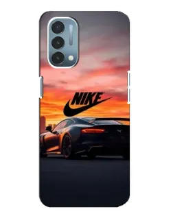 Чехол для OnePlus Nord N200 5G (DE211) с картинкой «Nike и суперкар»