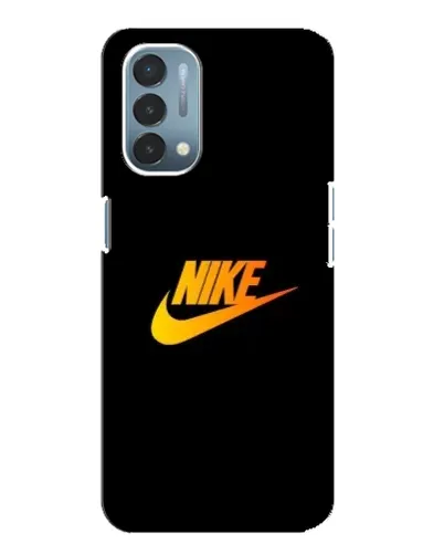 Чехол для OnePlus Nord N200 5G (DE211) с картинкой «Золотой логотип Nike»