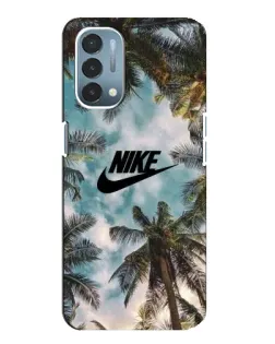 Чехол для OnePlus Nord N200 5G (DE211) с картинкой «Тропический принт Nike»