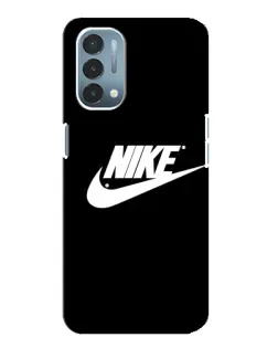 Чехол для OnePlus Nord N200 5G (DE211) с картинкой «Мазки краски Nike»