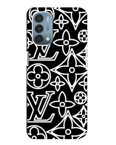 Чехол для OnePlus Nord N200 5G (DE211) с картинкой «Черно-белый узор LV» Чехол для OnePlus Nord N200 5G (DE211) с картинкой «Черно-белый узор LV»