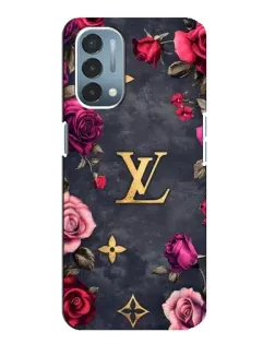 Чехол для OnePlus Nord N200 5G (DE211) с картинкой «Цветочный Louis Vuitton»