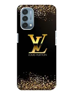 Чехол для OnePlus Nord N200 5G (DE211) с картинкой «LV — золотые искры»