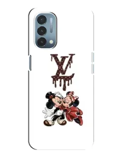 Чехол для OnePlus Nord N200 5G (DE211) с картинкой «LV и Микки Маус»