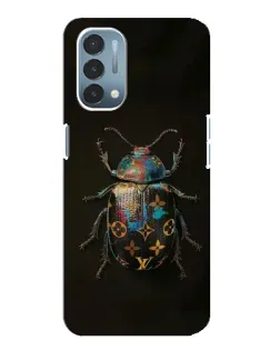 Чехол для OnePlus Nord N200 5G (DE211) с картинкой «LV — мраморный принт»
