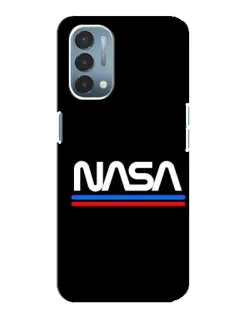 Чехол для OnePlus Nord N200 5G (DE211) с картинкой «NASA — классика Red Blue»