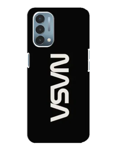 Чехол для OnePlus Nord N200 5G (DE211) с картинкой «NASA — вертикальный логотип»