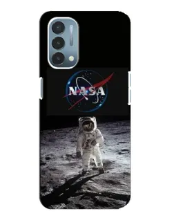 Чехол для OnePlus Nord N200 5G (DE211) с картинкой «Астронавт на Луне»