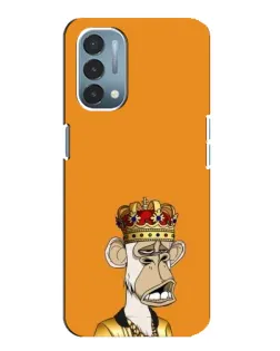 Чехол для OnePlus Nord N200 5G (DE211) с картинкой «Золотая обезьяна Bored Ape» Чехол для OnePlus Nord N200 5G (DE211) с картинкой «Золотая обезьяна Bored Ape»