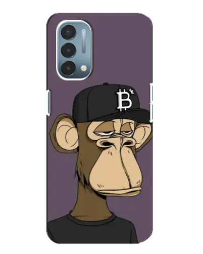 Чехол для OnePlus Nord N200 5G (DE211) с картинкой «Bored Ape в кепке»