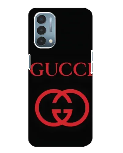 Чехол для OnePlus Nord N200 5G (DE211) с картинкой «Gucci — красный логотип»