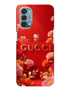 Чехол для OnePlus Nord N200 5G (DE211) с картинкой «Gucci — золотой сад»