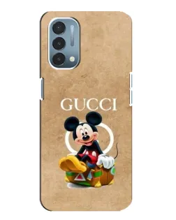Чехол для OnePlus Nord N200 5G (DE211) с картинкой «Микки Маус Gucci — крафт»
