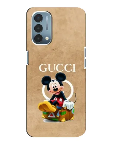 Чехол для OnePlus Nord N200 5G (DE211) с картинкой «Микки Маус Gucci — крафт»