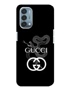 Чехол для OnePlus Nord N200 5G (DE211) с картинкой «Gucci — серебряная змея»