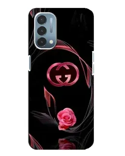 Чехол для OnePlus Nord N200 5G (DE211) с картинкой «Gucci — неоновая роза»
