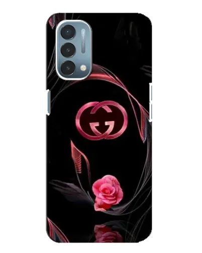 Чехол для OnePlus Nord N200 5G (DE211) с картинкой «Gucci — неоновая роза»