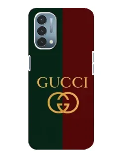 Чехол для OnePlus Nord N200 5G (DE211) с картинкой «Gucci — темно-зеленый градиент»