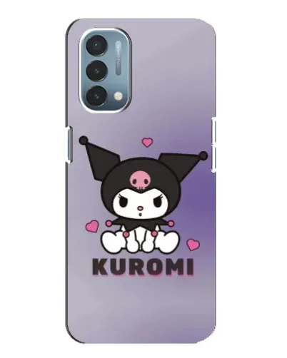 Чехол для OnePlus Nord N200 5G (DE211) с картинкой «Kuromi — фиолетовый арт»