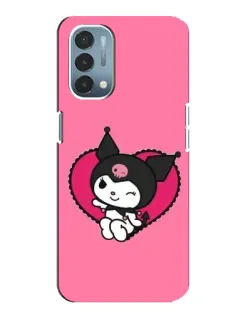 Чехол для OnePlus Nord N200 5G (DE211) с картинкой «Kuromi — любовь в сердце»