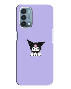 Чехол для OnePlus Nord N200 5G (DE211) с картинкой «Kuromi — фиолетовый минимализм»
