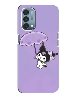 Чехол для OnePlus Nord N200 5G (DE211) с картинкой «Kuromi с зонтиком»