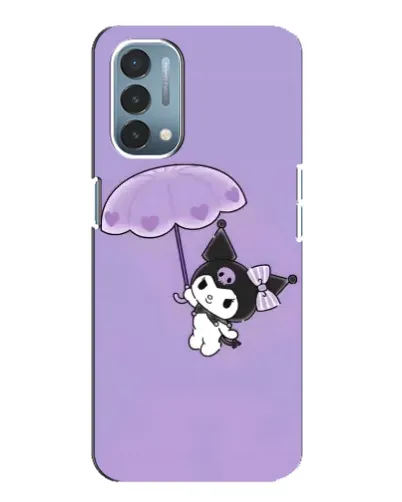 Чехол для OnePlus Nord N200 5G (DE211) с картинкой «Kuromi с зонтиком»