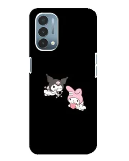 Чехол для OnePlus Nord N200 5G (DE211) с картинкой «My Melody и Kuromi»
