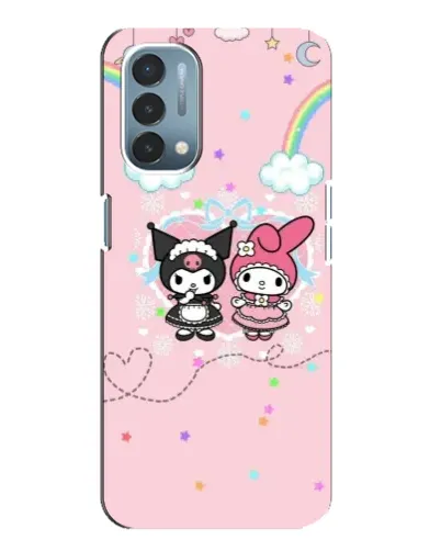 Чехол для OnePlus Nord N200 5G (DE211) с картинкой «My Melody и Kuromi»