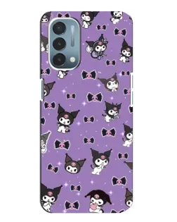 Чехол для OnePlus Nord N200 5G (DE211) с картинкой «Kuromi — паттерн»
