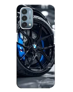 Чехол для OnePlus Nord N200 5G (DE211) с картинкой «Колесо BMW вблизи»