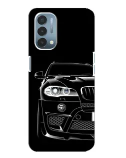 Чехол для OnePlus Nord N200 5G (DE211) с картинкой «Темный силуэт BMW»