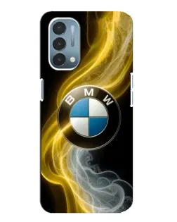 Чехол для OnePlus Nord N200 5G (DE211) с картинкой «Золотистый дым BMW»