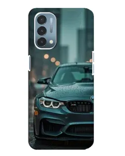 Чехол для OnePlus Nord N200 5G (DE211) с картинкой «BMW в огнях города»