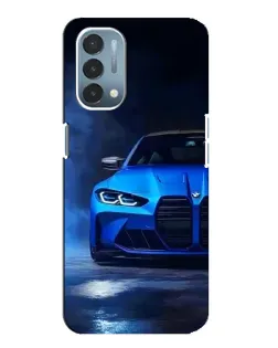 Чехол для OnePlus Nord N200 5G (DE211) с картинкой «Голубая BMW M4»